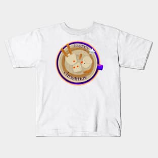 Christmas Cinnamon Marshmallow Drink Kids T-Shirt